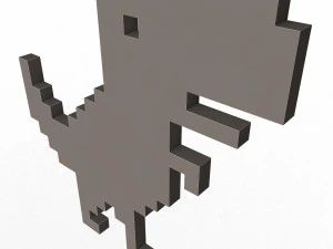 google динозавр t-rex 3D Модель