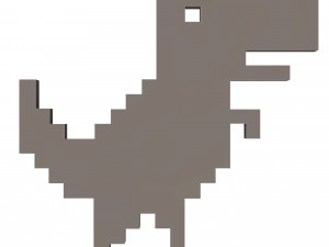 google dinosaur t-rex Model 3D