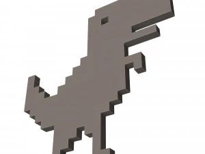 google динозавр t-rex 3D Модель