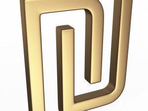 monetary symbol Modelo 3D