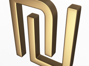 monetary symbol Modelo 3D
