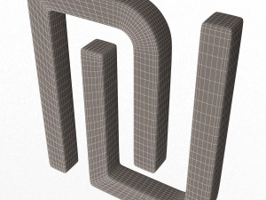 monetary symbol Modelo 3D