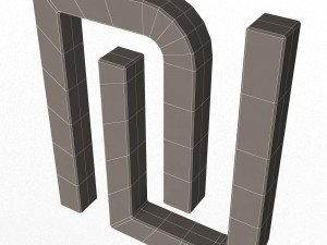 monetary symbol Modelo 3D