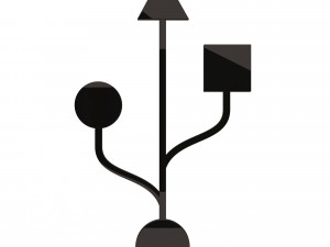 usb symbol 3D Model
