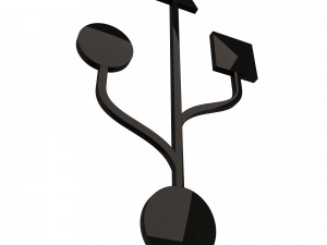usb symbol 3D मॉडल