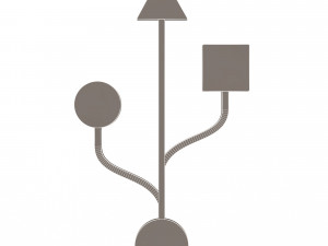 usb symbol 3D मॉडल