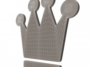 왕의 왕관 3D 모델