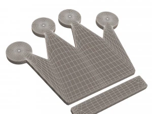 왕의 왕관 3D 모델