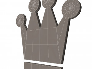 king crown Model 3D