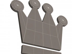 왕의 왕관 3D 모델