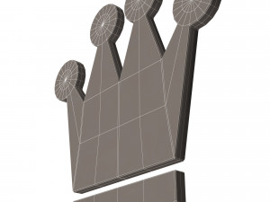 king crown Model 3D