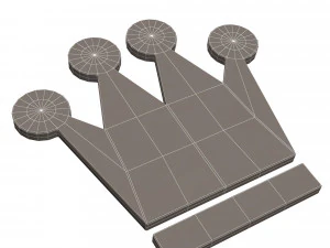 왕의 왕관 3D 모델