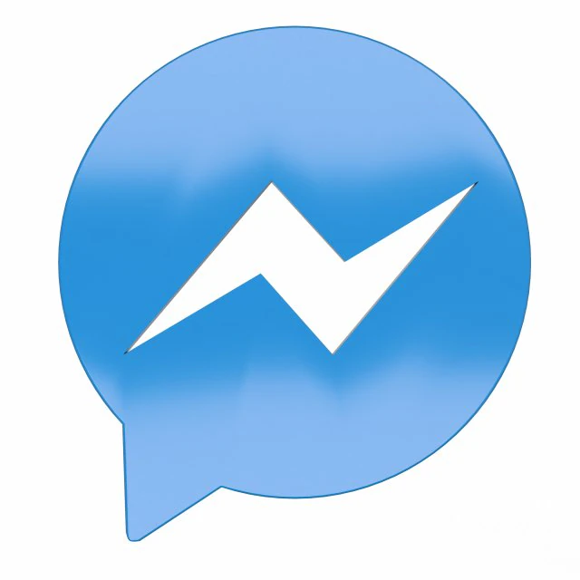 messenger logo 3D Model .c4d .max .obj .3ds .fbx .stl .blend
