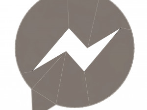 messenger logo 3D 模型