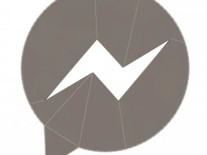 messenger logo 3D Model