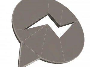 messenger logo 3D Model