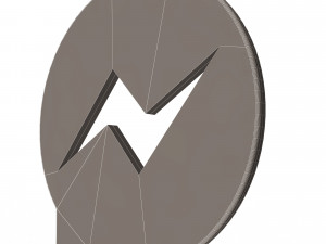 messenger logo 3D 模型