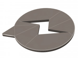 messenger logo 3D 模型