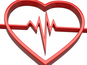 heartbeat pulse symbol 3D Model