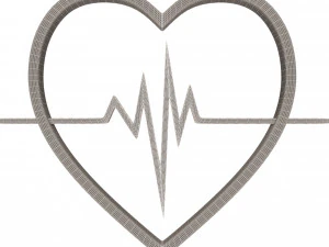 heartbeat pulse symbol 3D Model