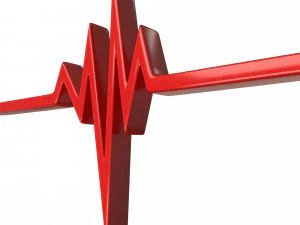 pulse symbol 3D Model