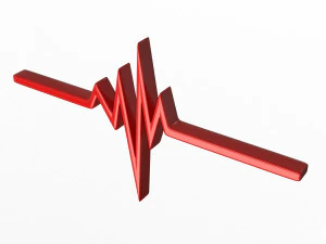 pulse symbol 3D Model