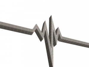 pulse symbol 3D Model