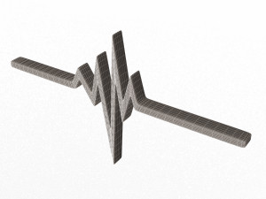 pulse symbol 3D 模型