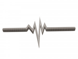 pulse symbol 3D 模型