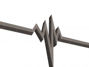 pulse symbol 3D 模型