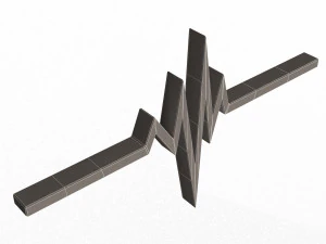 pulse symbol 3D Model
