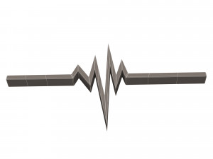 pulse symbol 3D 模型