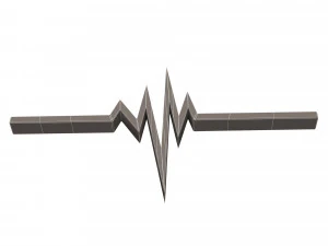 pulse symbol 3D Model