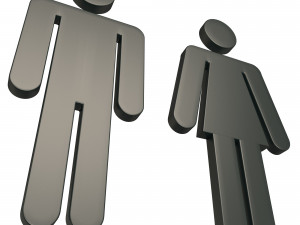 male and female symbol 3D Model