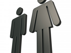 male and female symbol 3D Model