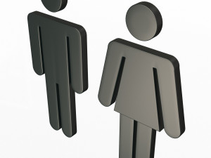 male and female symbol 3D Model