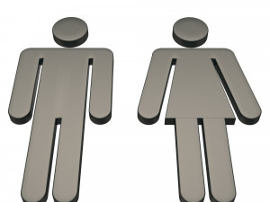 male and female symbol 3D Model