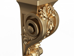 corbel carved 07 3D-Modell