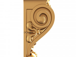 corbel carved 07 3D-Modell