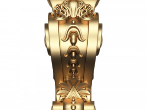corbel carved 07 3D-Modell