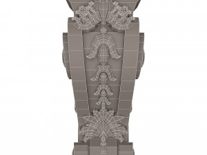corbel carved 07 3D-Modell