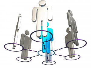 network connection symbol 3D Model