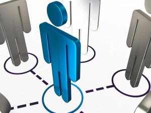 network connection symbol 3D Model