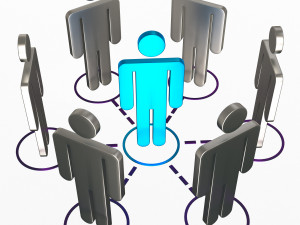 network connection symbol Modello 3D