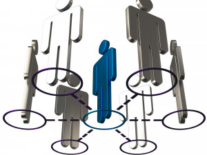 network connection symbol Modello 3D