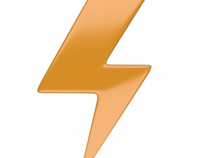 thunder symbol 3D Model