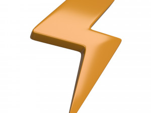 thunder symbol 3Dモデル