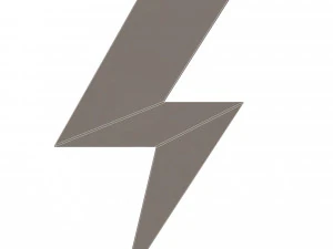 thunder symbol 3D Model
