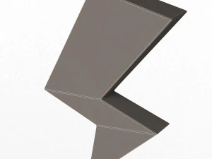thunder symbol 3D Model