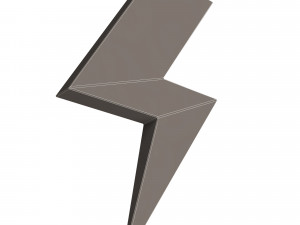 thunder symbol 3Dモデル